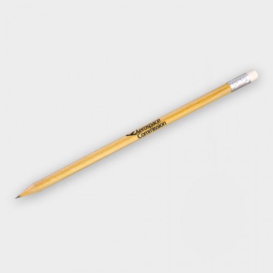 Certified Sustainable Wooden Eco Pencils with Eraser Certified Sustainable Wooden Eco Pencils with Eraser