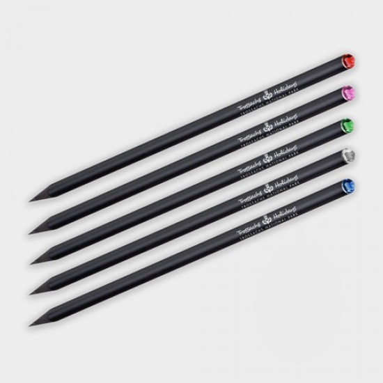 Crystal Tipped Eco Pencil Black