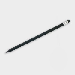 Certified Sustainable Wooden Black Pencil with Eraser