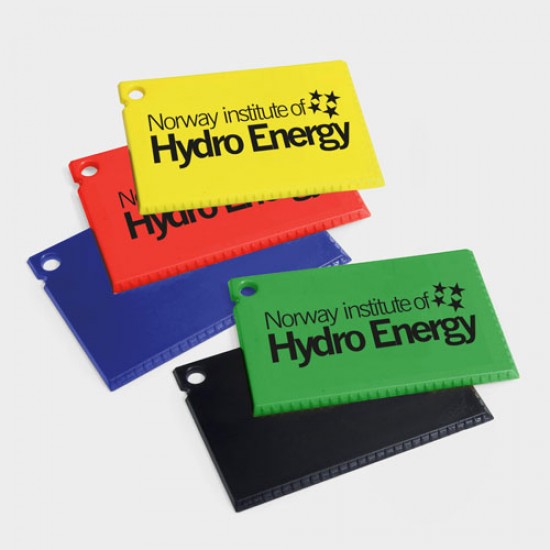 Recycled Ice Scrapers - Credit Card