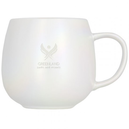 Glitz 420 ml iridescent ceramic mug 