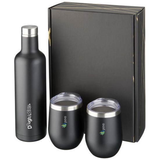 Pinto and Corzo copper vacuum insulated gift set 