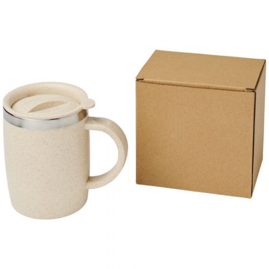 Wey 400 ml wheat straw insulated mug 