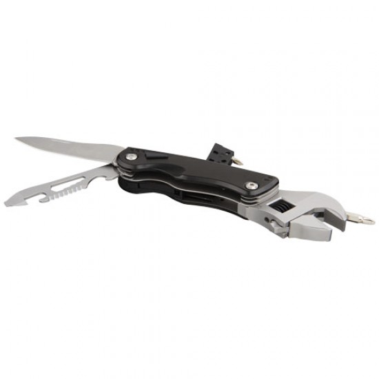 Duty adjustable multi-tool wrench with LED light 