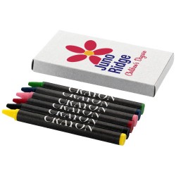 Ayo 6-piece coloured crayon set 