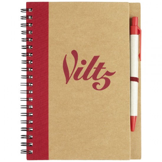 Priestly recycled notebook with pen 