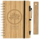 Franklin B6 bamboo notebook with pen and ruler 