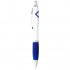 Nash ballpoint pen white barrel and coloured grip 