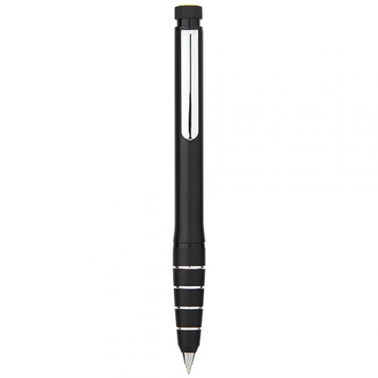 Jura dual aluminium ballpoint pen and highlighter 