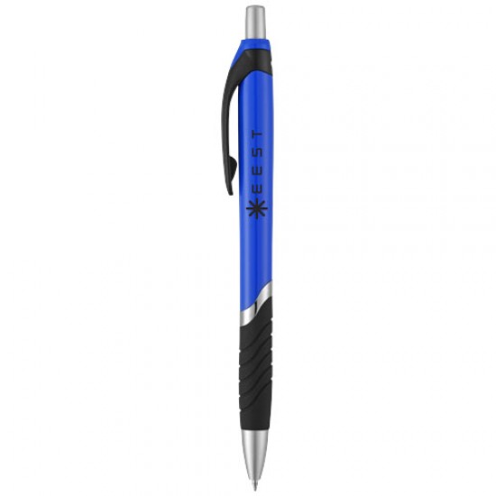 Turbo ballpoint pen with rubber grip 