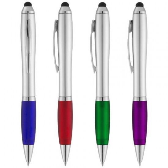 Nash stylus ballpoint with coloured grip 