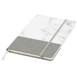 Two-tone A5 marble look notebook 