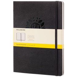 Classic XL hard cover notebook - squared 