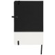 Two-tone A5 colour block notebook 