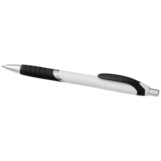 Turbo ballpoint pen white barrel 