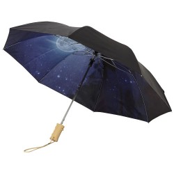 Clear-night 21'' foldable auto open umbrella 
