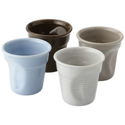 Milano 4-piece ceramic espresso cup set 
