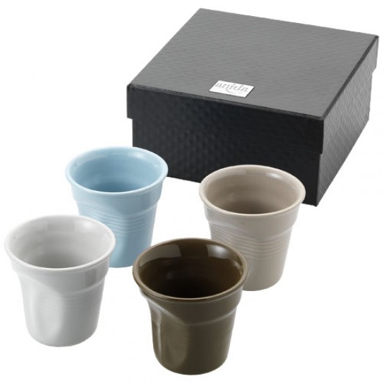 Milano 4-piece ceramic espresso cup set 