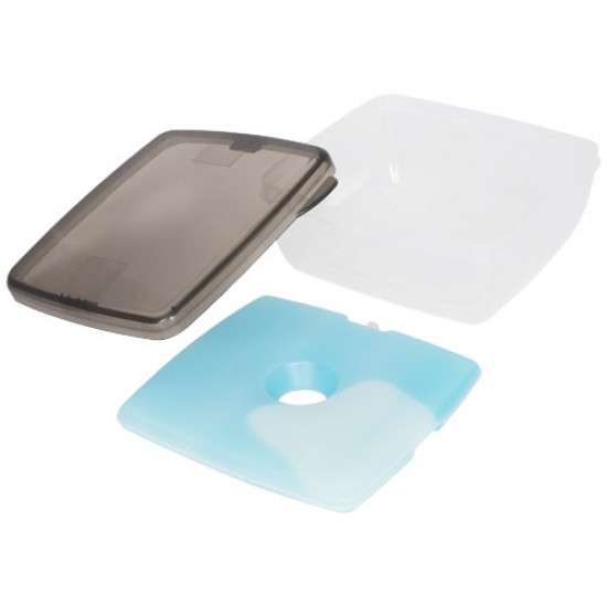 Glace lunch box with ice pad 