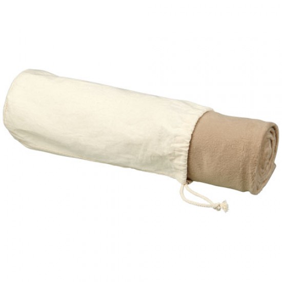 Aira micro plush fleece blanket with cotton pouch Aira micro plush fleece blanket with cotton pouch