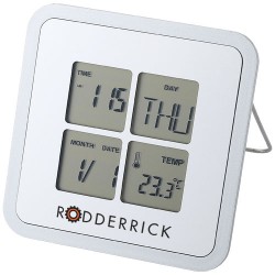 Livorno desk clock with temperature 