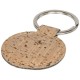 Cork-look rounded keychain Cork-look rounded keychain