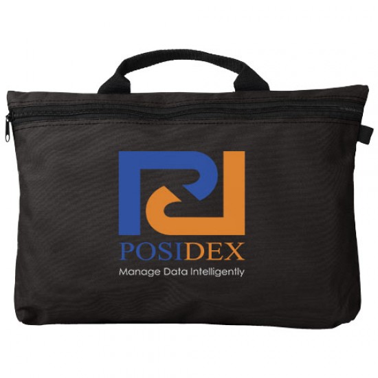 Orlando zippered conference bag with pen loop 