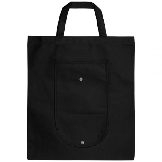 Maple buttoned foldable non-woven tote bag 