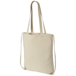 Eliza 240 g/m² cotton drawstring backpack 