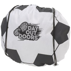 Penalty football-shaped drawstring backpack 