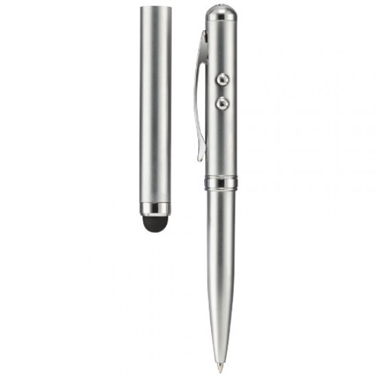 Sovereign stylus ballpoint pen with laser 