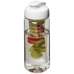 H2O Octave Tritan 600 ml flip lid bottle & infuser 