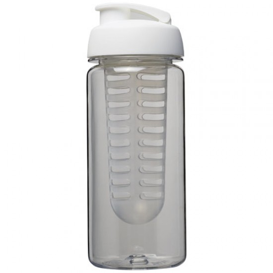 H2O Octave Tritan 600 ml flip lid bottle & infuser 
