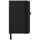 Noir A6 notebook with lined pages 