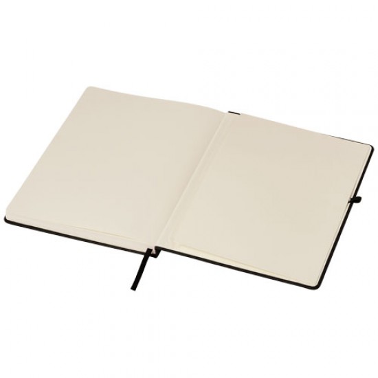 Noir large notebook with lined pages 