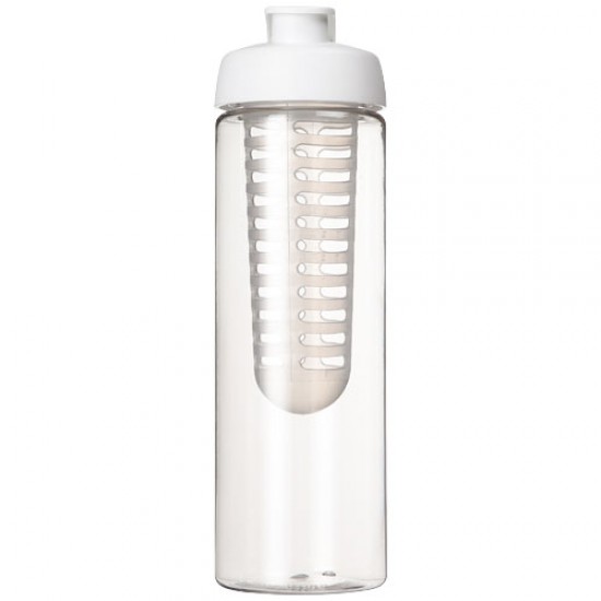 H2O Vibe 850 ml flip lid bottle & infuser 