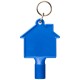 Maximilian house-shaped meterbox key with keychain 