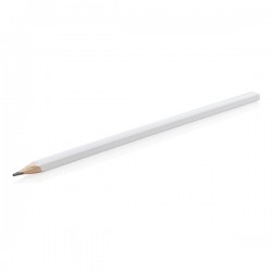 25cm wooden carpenter pencil, white