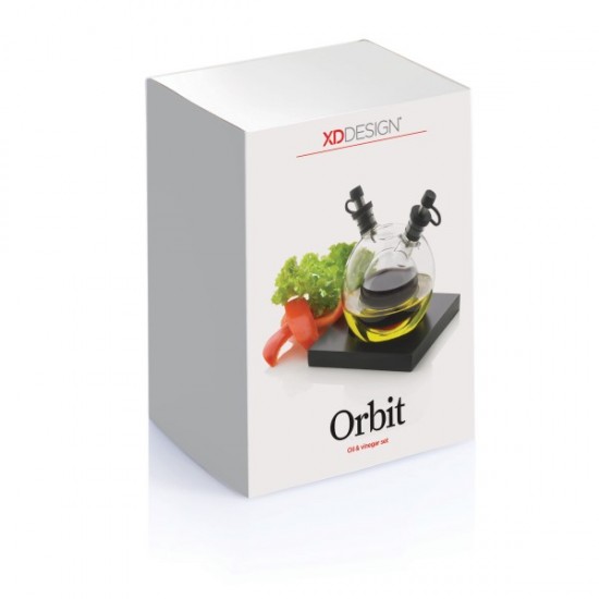 Orbit oil & vinegar set, black