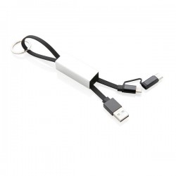 Luxury 3-in-1 cable, black