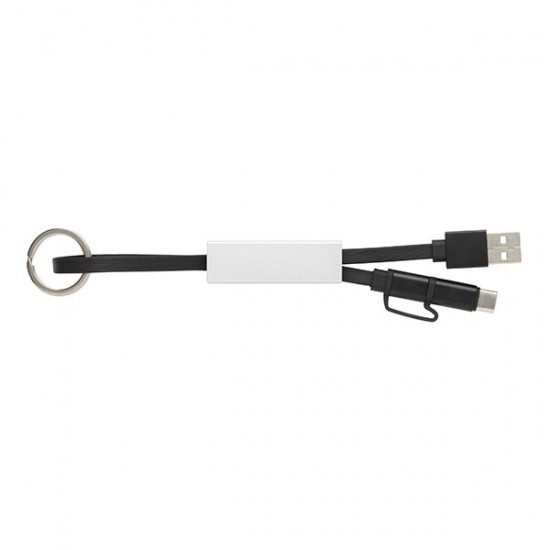Luxury 3-in-1 cable, black