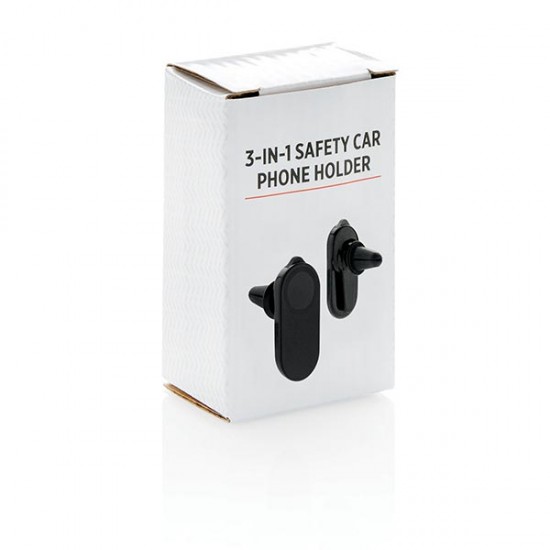 Safety car phone holder, black