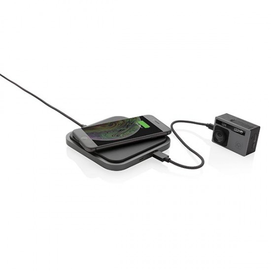 Swiss Peak Luxury 5W wireless charger, black