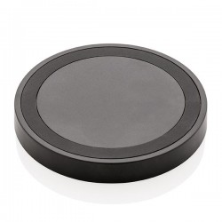 5W wireless charging pad round, black