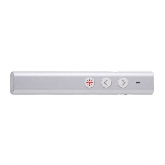 USB re-chargeable presenter, silver