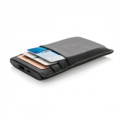 Powerbank wallet, black