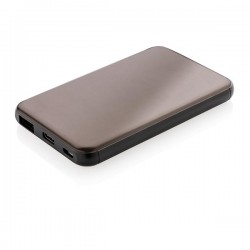 Pocket-size 5.000 mAh powerbank, grey