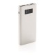 10.000 mAh powerbank with quick charge, silver