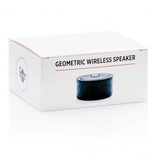 Geometric wireless speaker, black