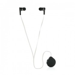 Wireless earbuds with clip, black